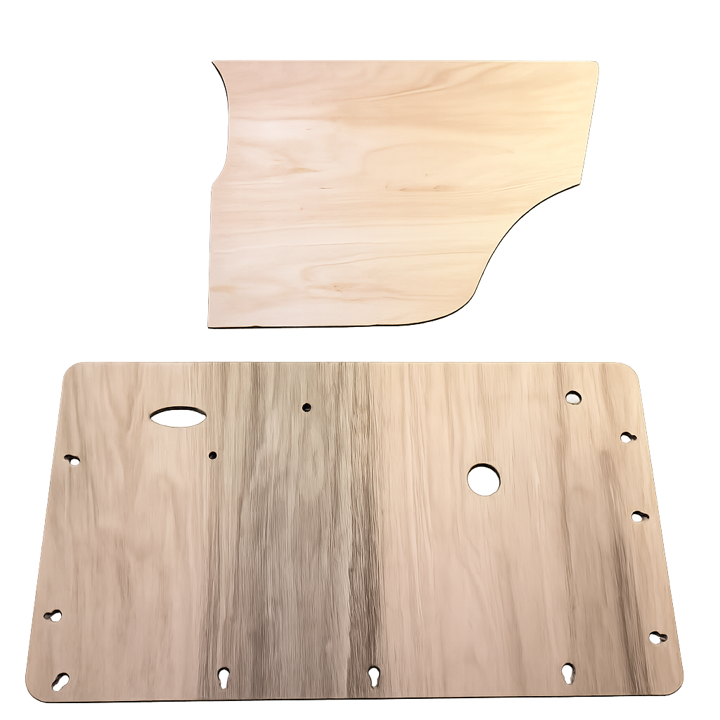 Classic Mini Door Card Panels - Blank/Bare Plywood