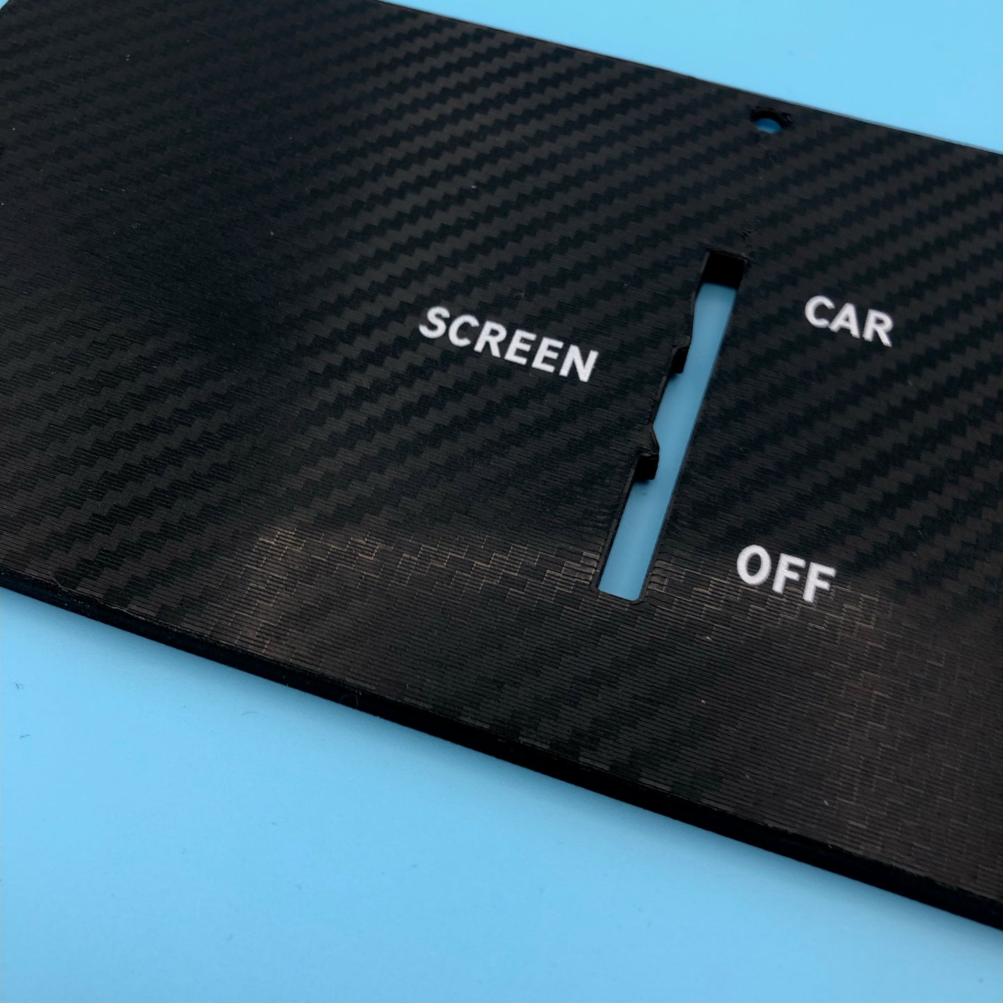 MK1 / MK2 Heater Panel - Carbon Effect - Classic Mini