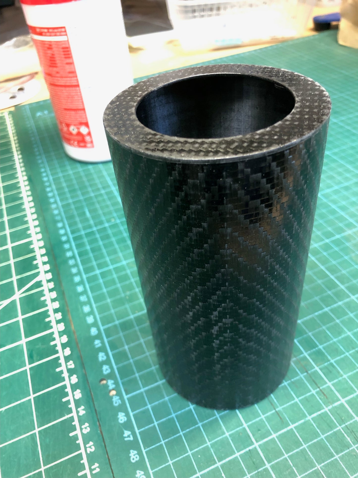 Washer Bottle Cover - Carbon Fiber Effect - Classic Mini