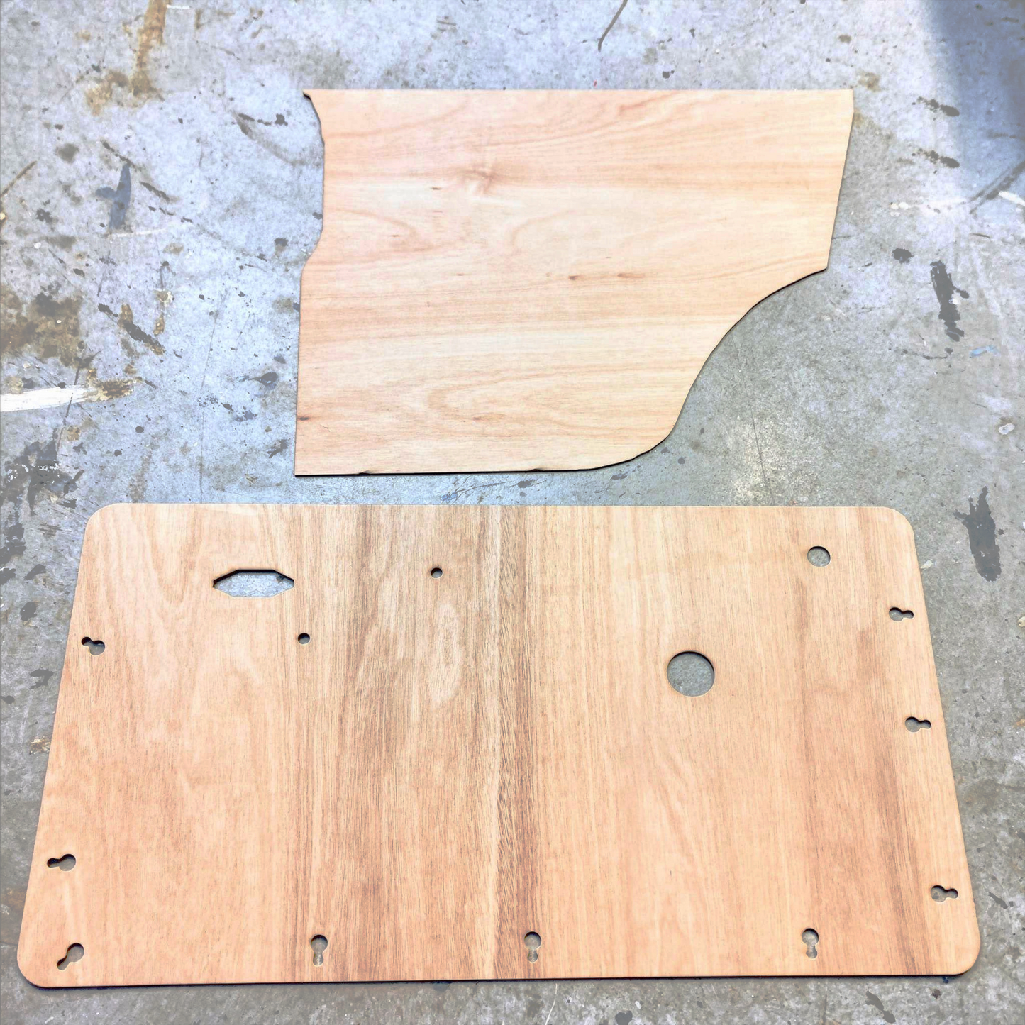 Classic Mini Door Card Panels - Blank/Bare Plywood